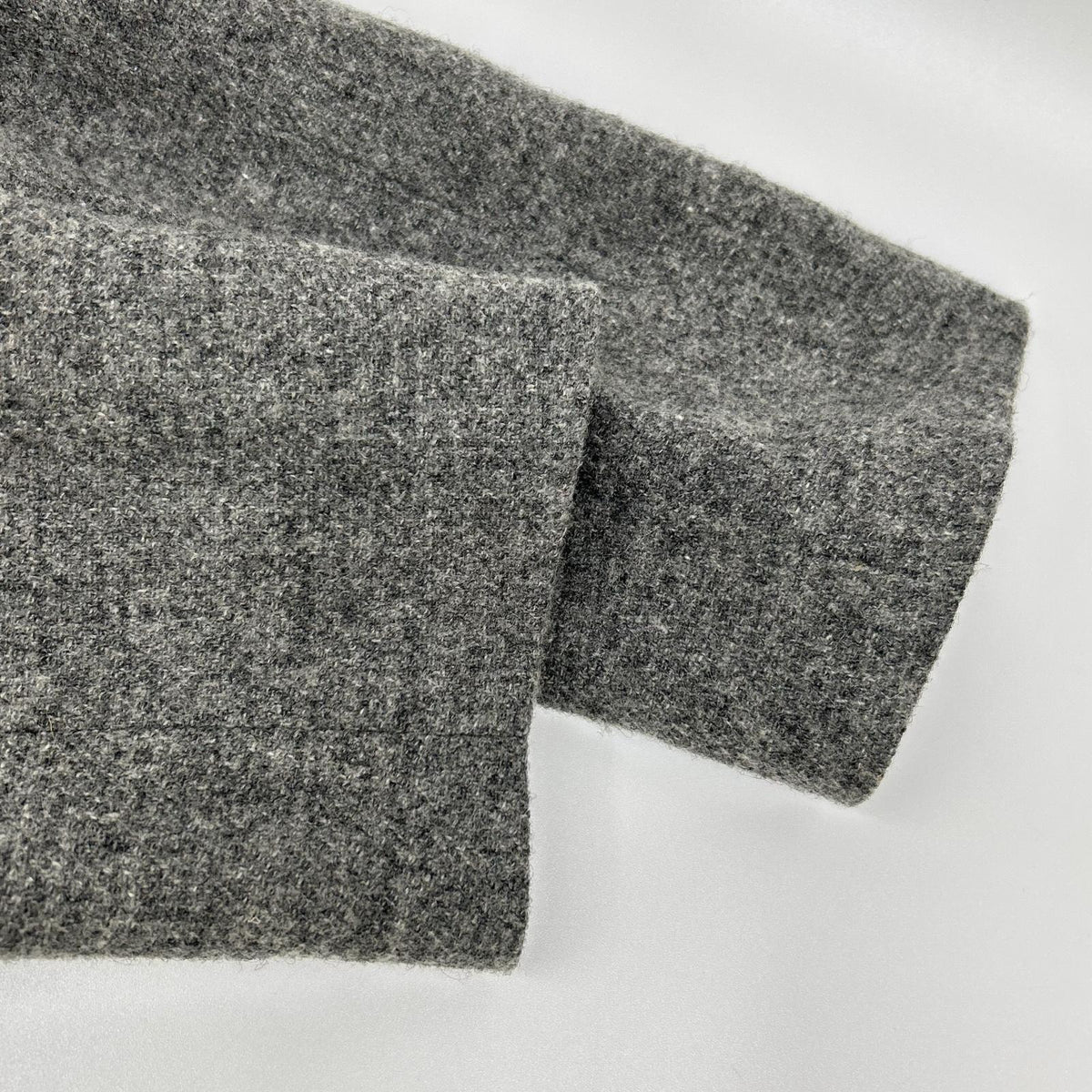 1er Arrondissement Premier Arrondissement Grey B1084AFC021 Wool Flannel Chester Coat Coat