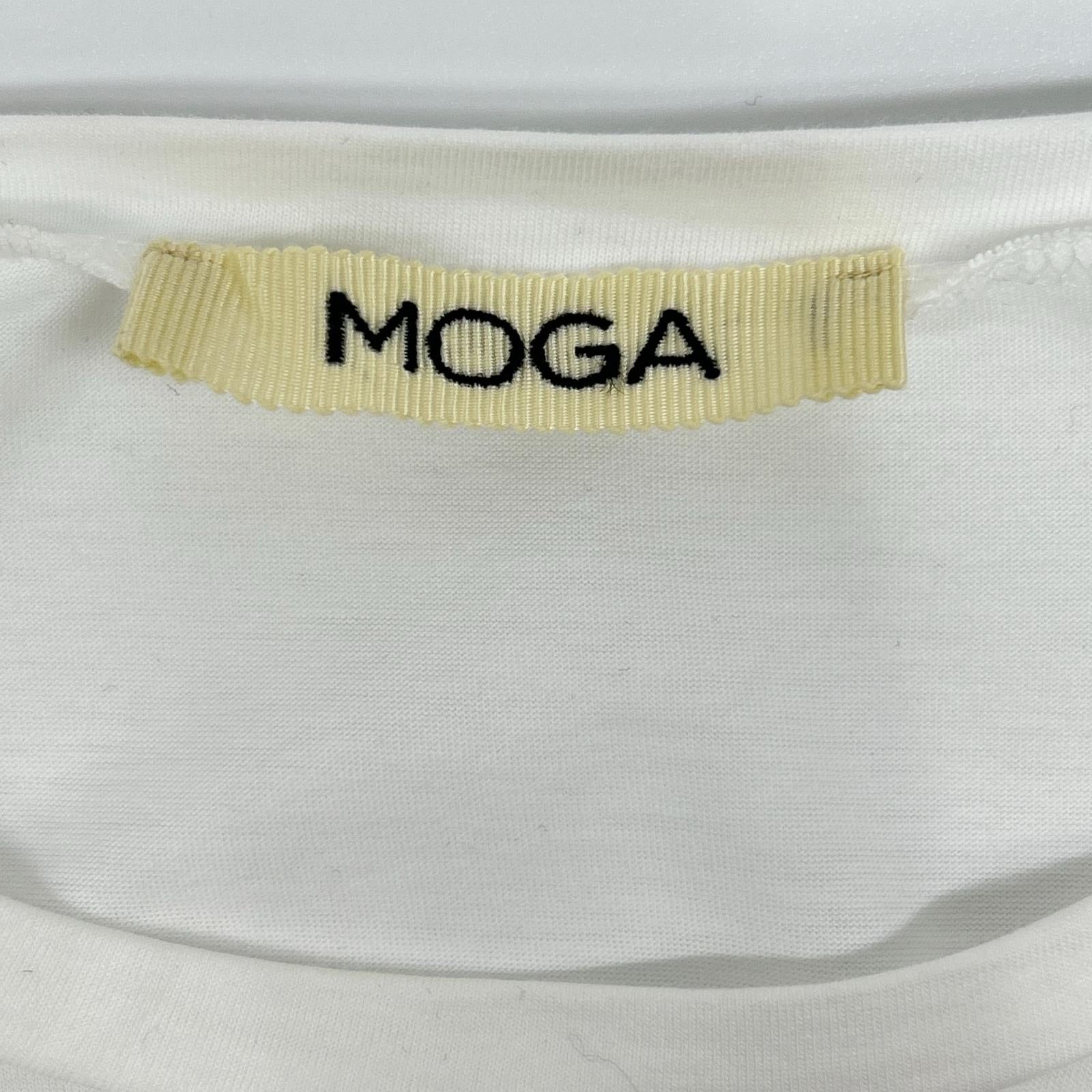 MOGA モガ ×SHOGO SEKINE ホワイト B0257ZUB230 プリントTシャツ トップス
