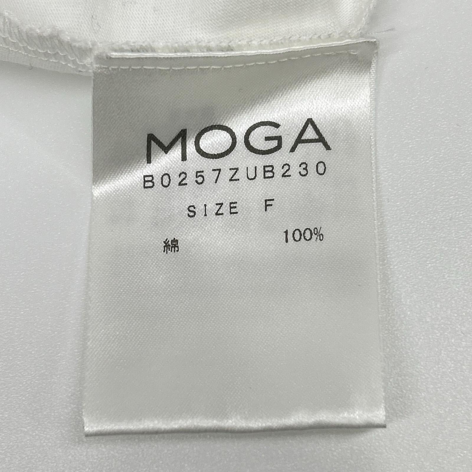 MOGA モガ ×SHOGO SEKINE ホワイト B0257ZUB230 プリントTシャツ トップス