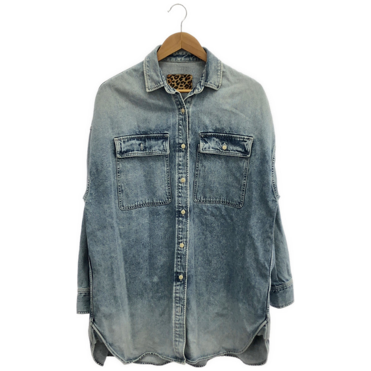 Whim Gazette ウィムガゼット WGZ1011309A0005 11ozケミカルデニムシャツワンピース トップス