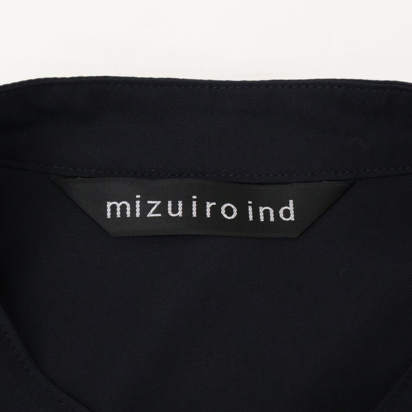 mizuiro ind ミズイロ インド ブラック 1024 ビッグシルエットシャツ トップス
