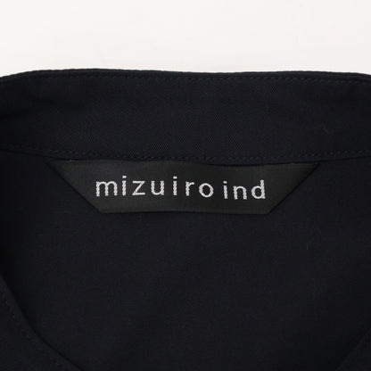 mizuiro ind ミズイロ インド ブラック 1024 ビッグシルエットシャツ トップス