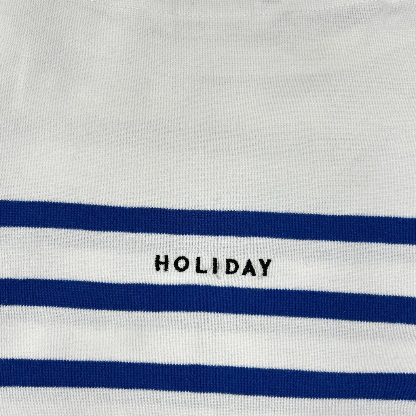 HOLIDAY ホリデー ホワイト/ブルー 21201712 ラッセルボーダービッグトップス トップス