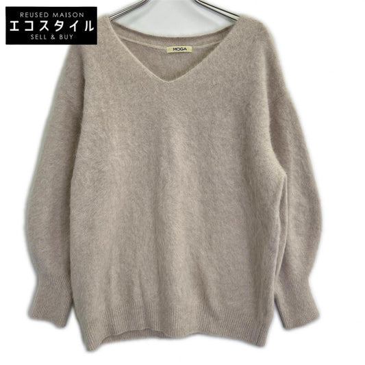 MOGA モガ アイボリー B0245ZKW331 FOXEY Vネックニット トップス