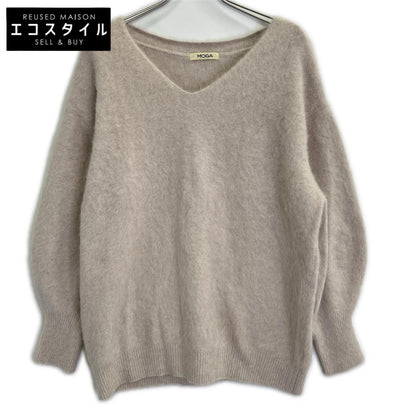 MOGA モガ アイボリー B0245ZKW331 FOXEY Vネックニット トップス