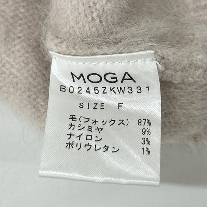 MOGA モガ アイボリー B0245ZKW331 FOXEY Vネックニット トップス
