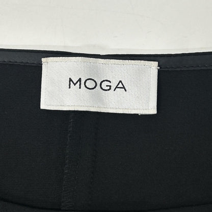 MOGA モガ ブラック B0246BUB236 トリアセハイテンションショート丈ブラウス トップス