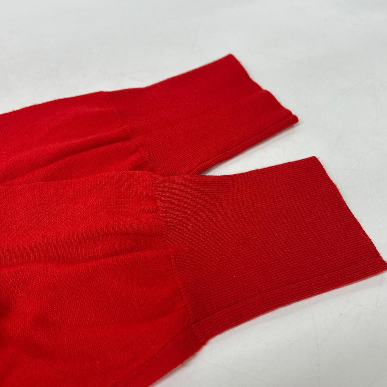 MOGA Moga Red B0238ZKW336 High-gauge pullover shirt Tops