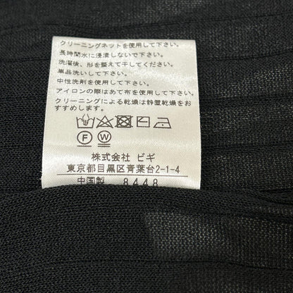 MOGA モガ ブラック B0216EKD350 レーヨンナイロン ニットカーディガン トップス