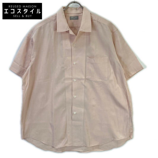 COMMEdesGARCONS HOMME コムデギャルソンオム ピンク HB110420 90年製 田中オム コットンハーフスリーブシャツ トップス