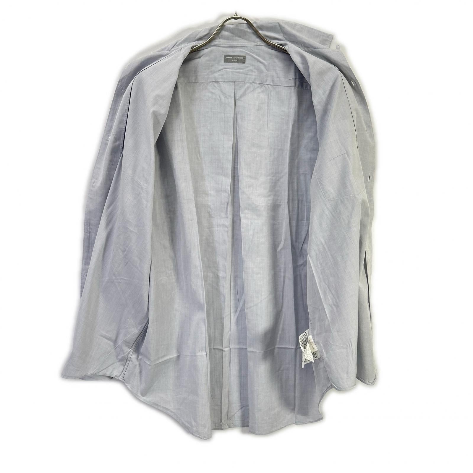 COMMEdesGARCONS HOMME コムデギャルソンオム ライトグレー HB080520 88年製 コットンシャツ トップス