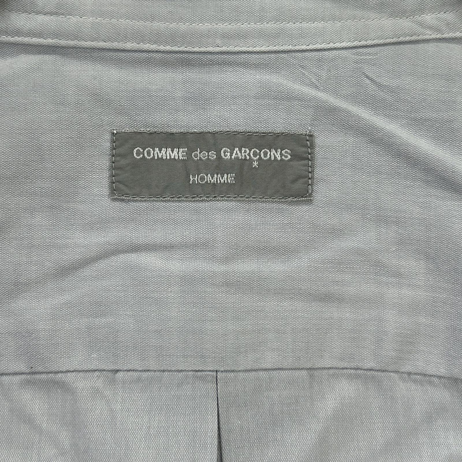COMMEdesGARCONS HOMME コムデギャルソンオム ライトグレー HB080520 88年製 コットンシャツ トップス