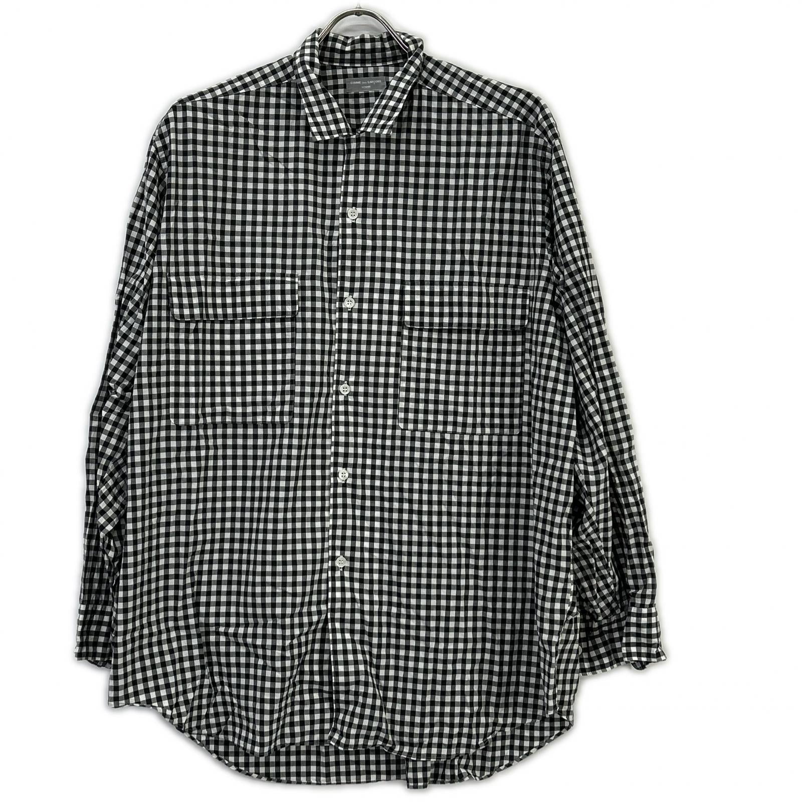 COMMEdesGARCONS HOMME コムデギャルソンオム HB080290 田中オム　ギンガムチェック　90s コットン 長袖シャツ トップス