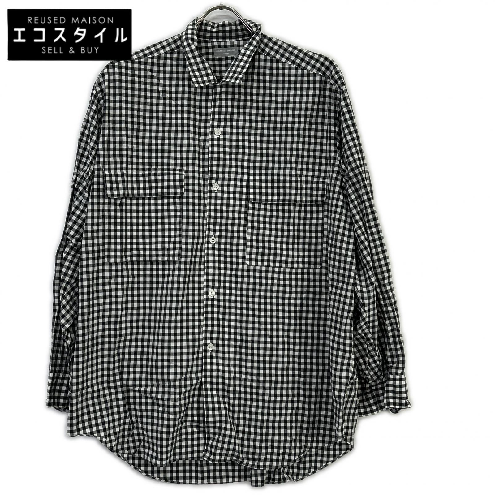 COMMEdesGARCONS HOMME コムデギャルソンオム HB080290 田中オム　ギンガムチェック　90s コットン 長袖シャツ トップス