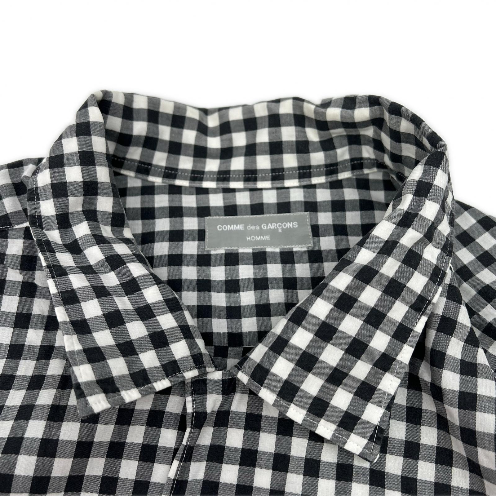 COMMEdesGARCONS HOMME コムデギャルソンオム HB080290 田中オム　ギンガムチェック　90s コットン 長袖シャツ トップス