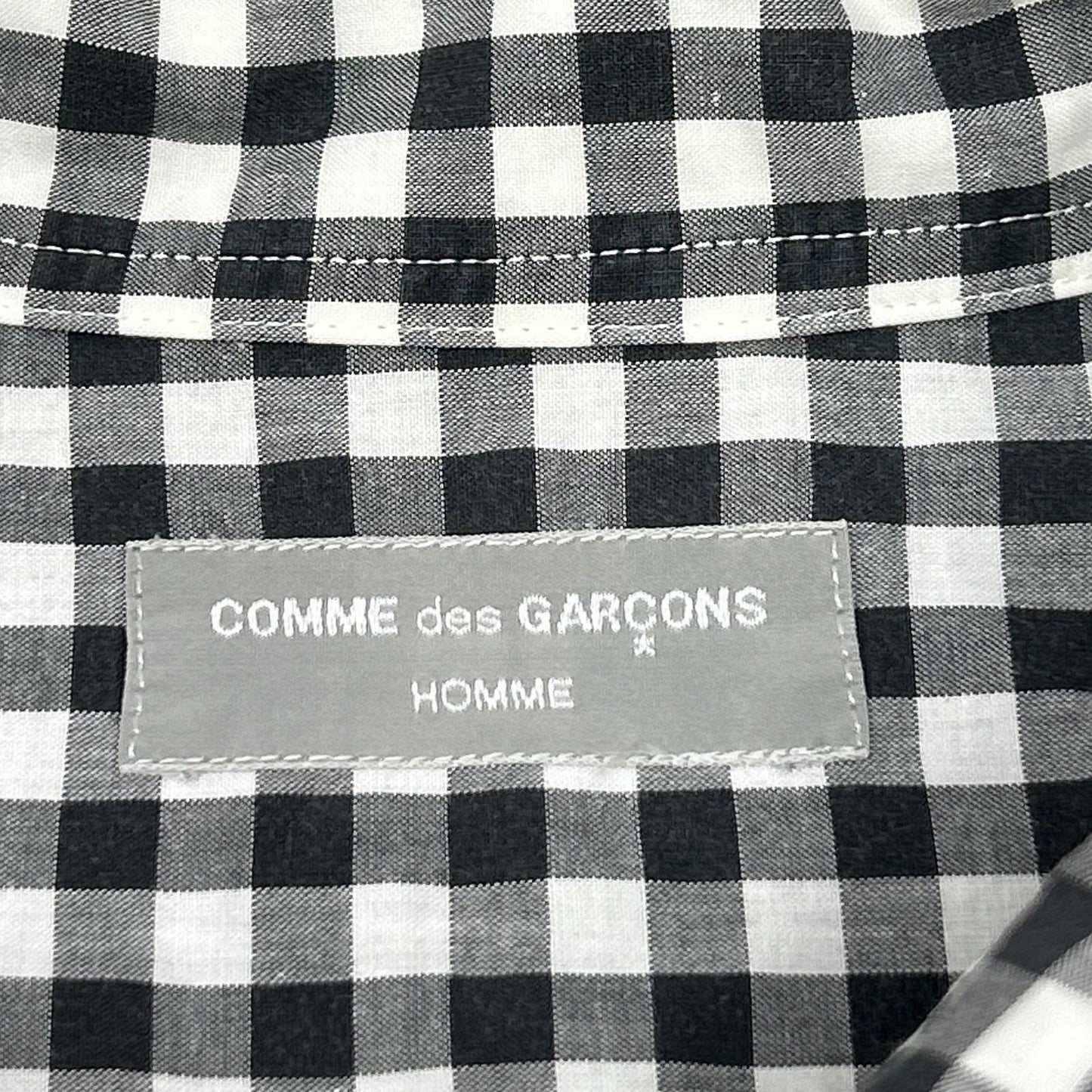 COMMEdesGARCONS HOMME コムデギャルソンオム HB080290 田中オム　ギンガムチェック　90s コットン 長袖シャツ トップス