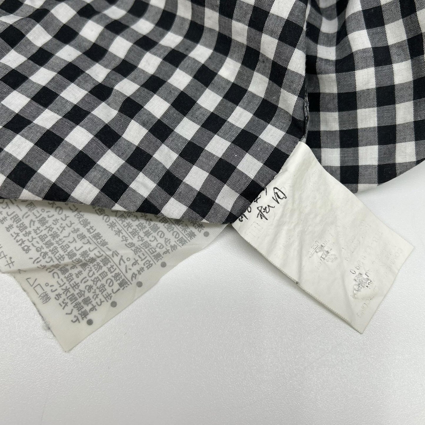 COMMEdesGARCONS HOMME コムデギャルソンオム HB080290 田中オム　ギンガムチェック　90s コットン 長袖シャツ トップス
