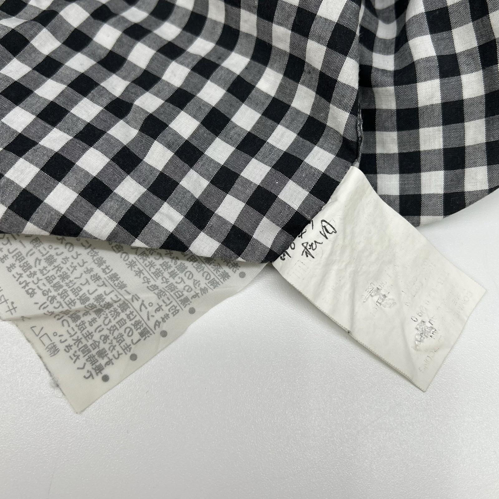 COMMEdesGARCONS HOMME コムデギャルソンオム HB080290 田中オム　ギンガムチェック　90s コットン 長袖シャツ トップス