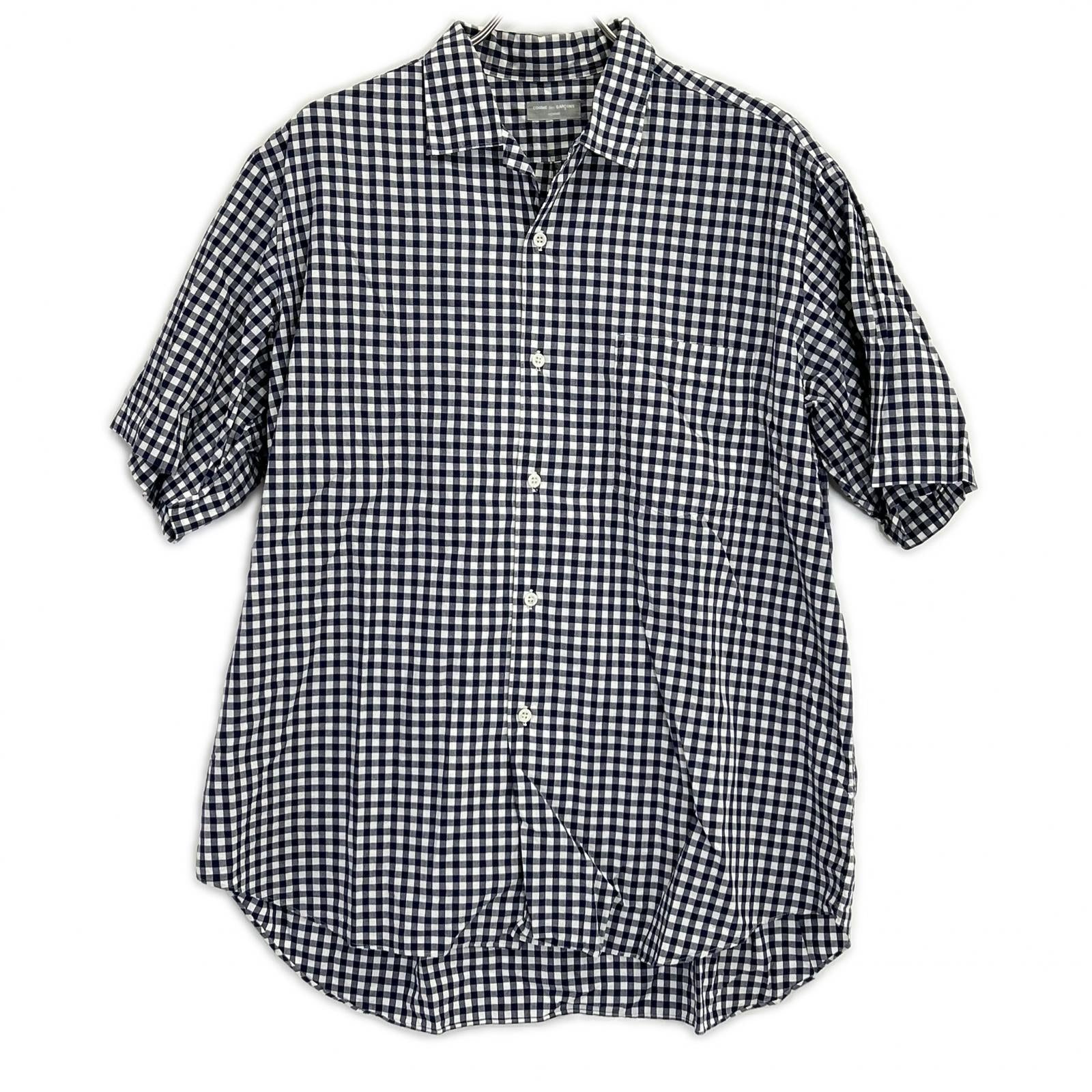 COMMEdesGARCONS HOMME コムデギャルソンオム 田中オム ギンガムチェック 90s 半袖シャツ トップス
