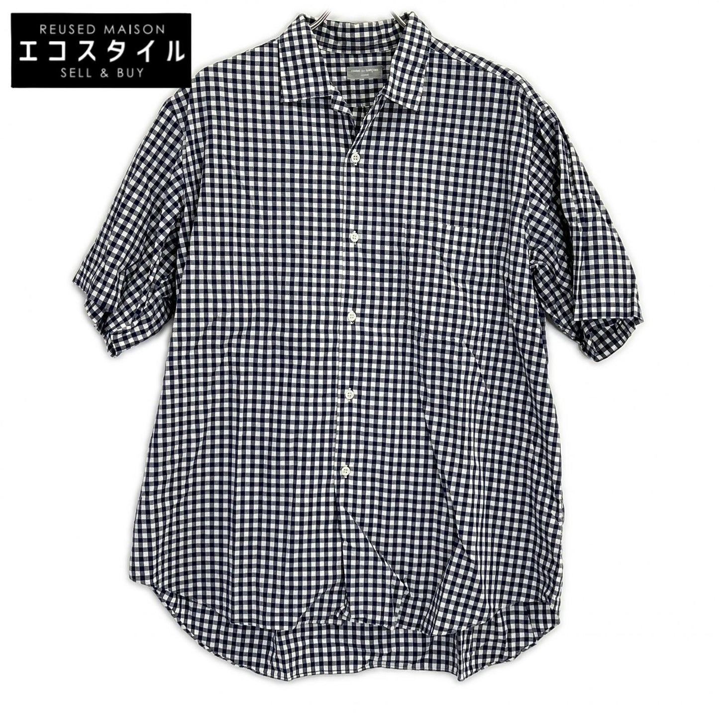 COMMEdesGARCONS HOMME コムデギャルソンオム 田中オム ギンガムチェック 90s 半袖シャツ トップス