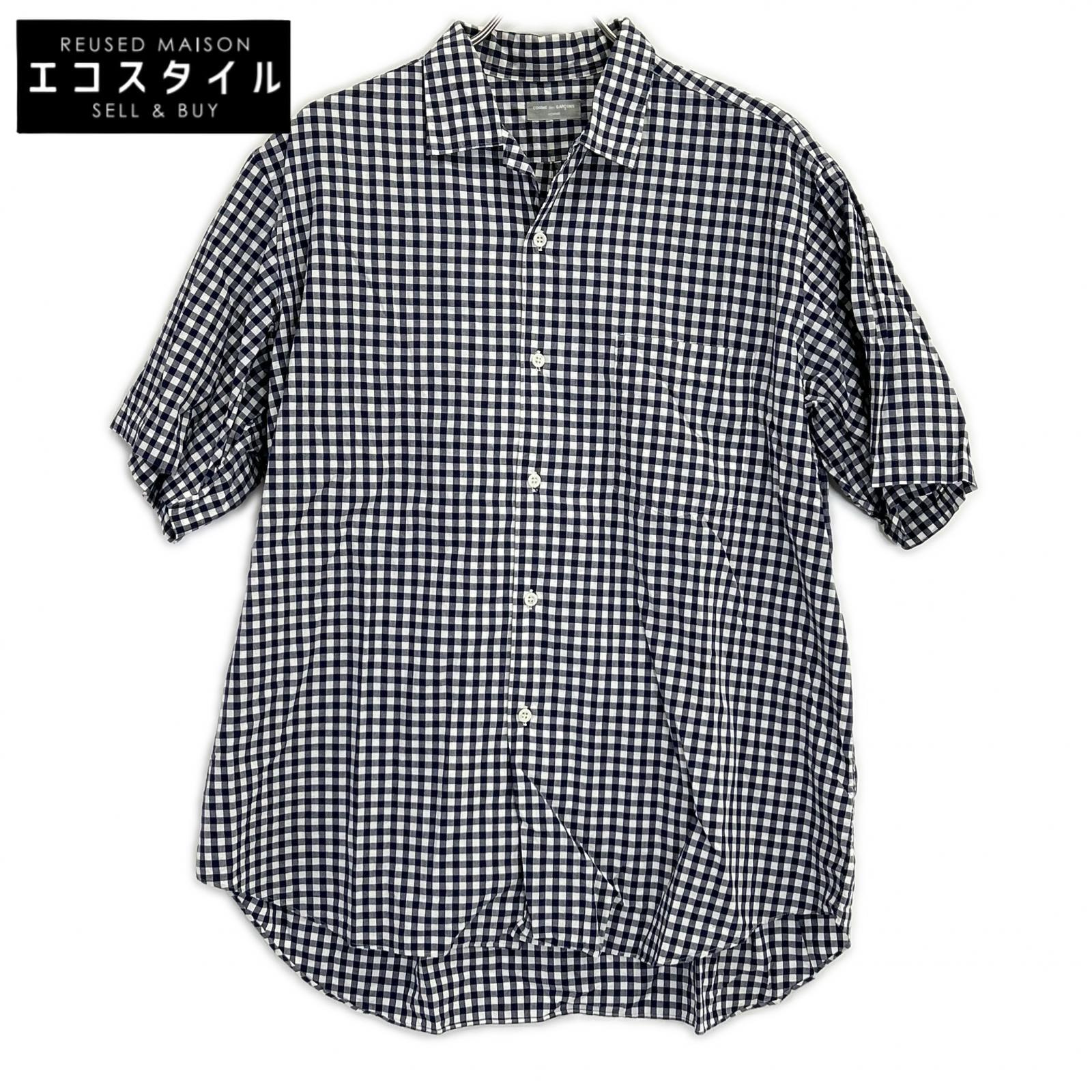 COMMEdesGARCONS HOMME コムデギャルソンオム 田中オム ギンガムチェック 90s 半袖シャツ トップス