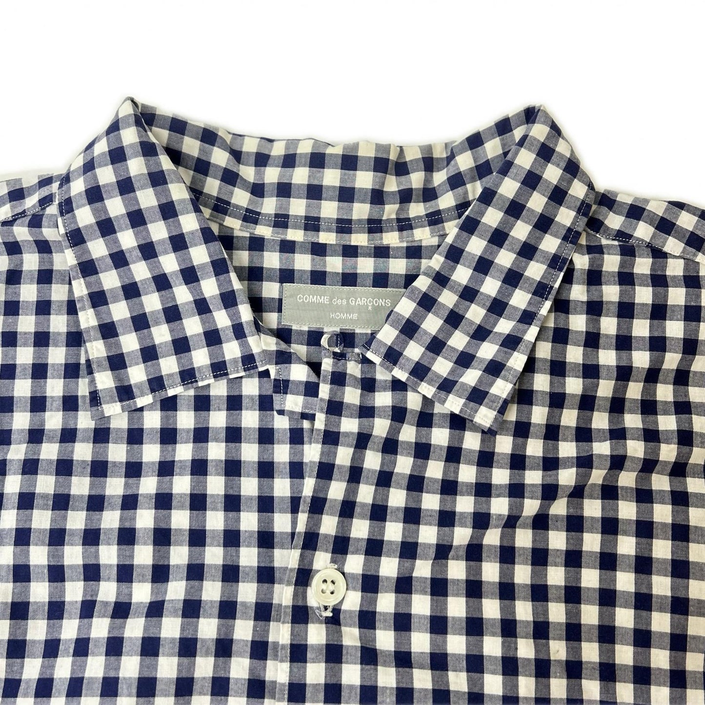 COMMEdesGARCONS HOMME コムデギャルソンオム 田中オム ギンガムチェック 90s 半袖シャツ トップス