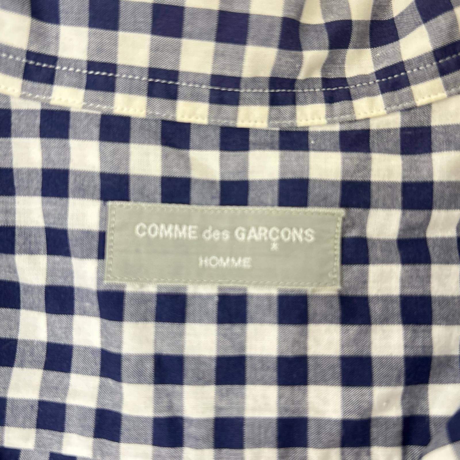 COMMEdesGARCONS HOMME コムデギャルソンオム 田中オム ギンガムチェック 90s 半袖シャツ トップス