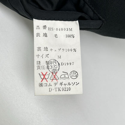 COMMEdesGARCONS HOMME コムデギャルソンオム ブラック HS-04003M 田中オム 97年製 テーラードジャケット ジャケット
