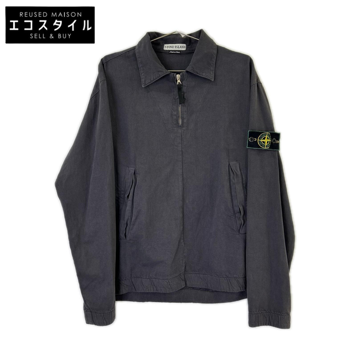 STONE ISLAND ストーンアイランド 90s マッシモ・オスティ 本人期 ハーフジップジャケット ジャケット