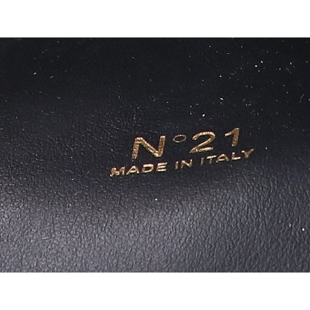 N゜21 ヌメロ ヴェントゥーノ ロゴ レザー 2WAY トートバッグ