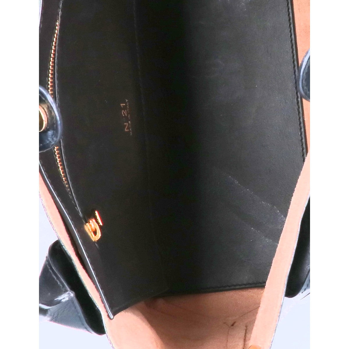 N゜21 Numero Ventuno Logo leather 2-way tote bag
