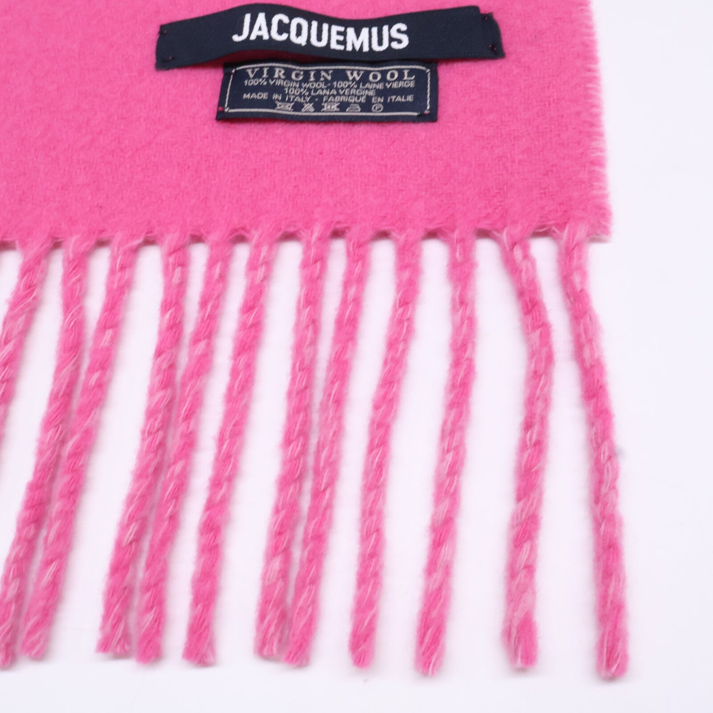 JACQUEMEUS ジャックムス JACQUEMUS ECHARPE ウール フリンジストール マフラー