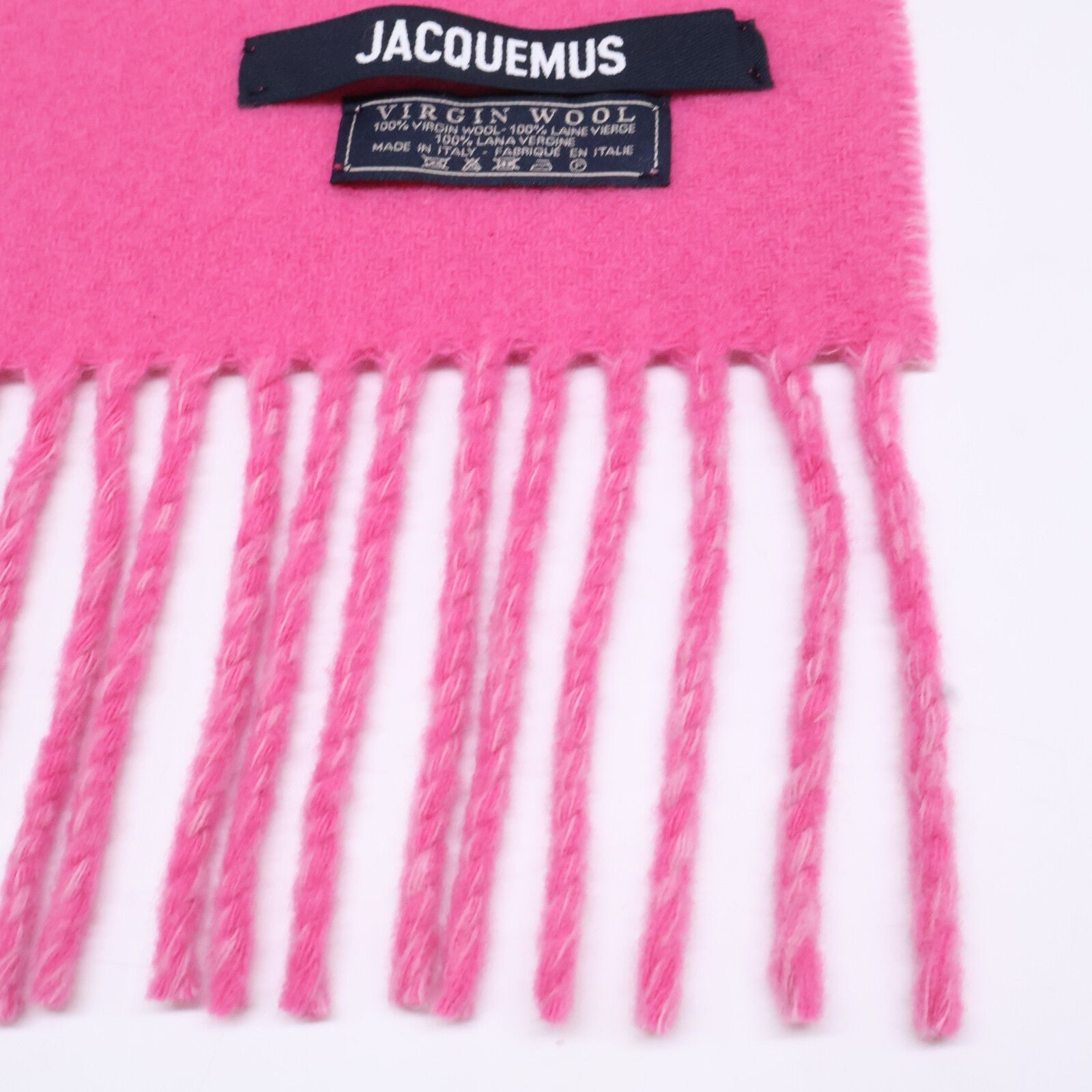JACQUEMEUS ジャックムス JACQUEMUS ECHARPE ウール フリンジストール マフラー