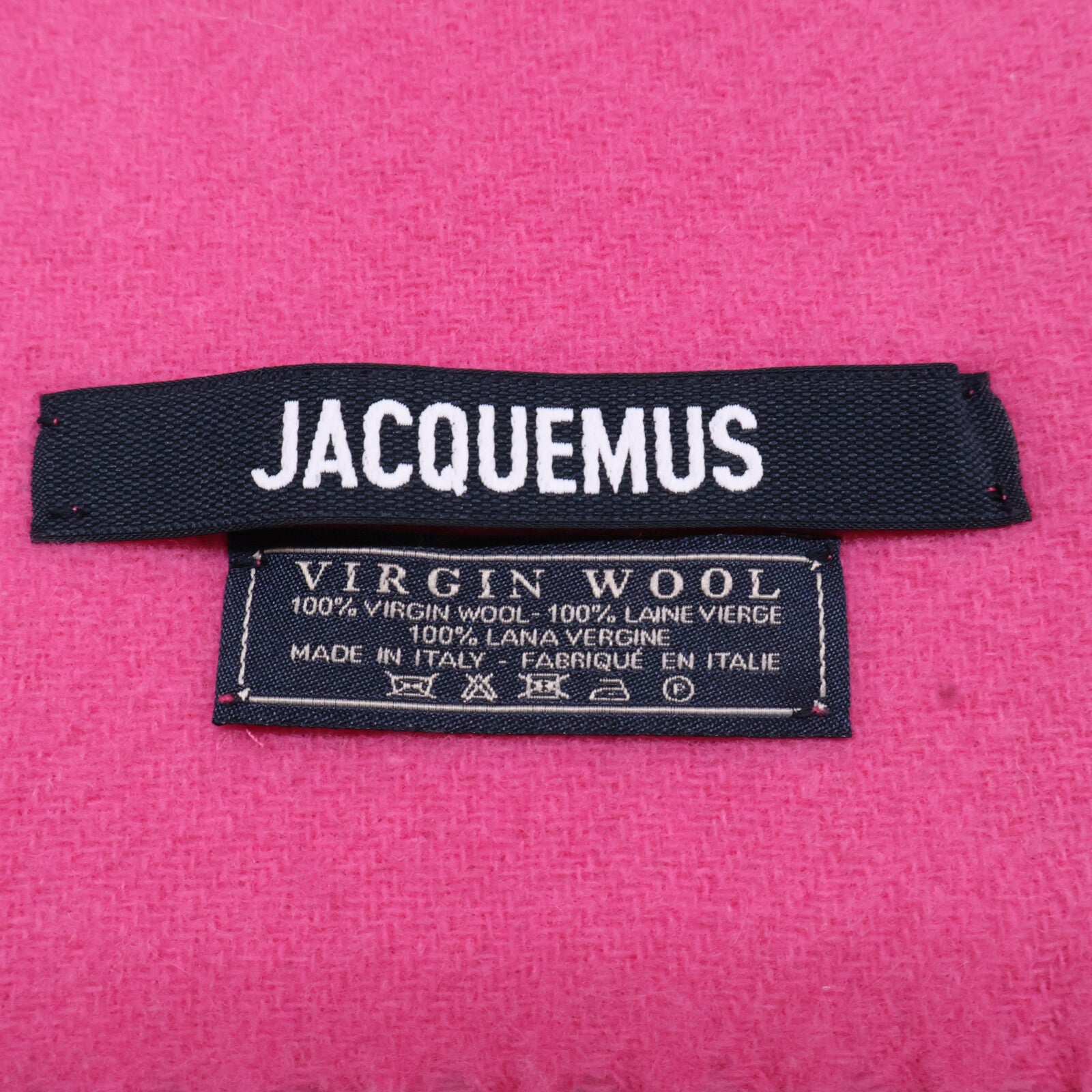 JACQUEMEUS ジャックムス JACQUEMUS ECHARPE ウール フリンジストール マフラー