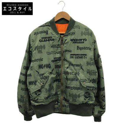 HYSTERIC GLAMOUR Hysteric Glamour All-Over Pattern Khaki 02173AB04 MA-1 Flight Jacket Top