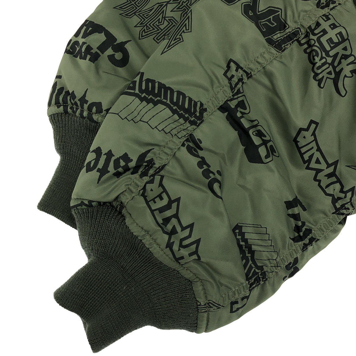 HYSTERIC GLAMOUR Hysteric Glamour All-Over Pattern Khaki 02173AB04 MA-1 Flight Jacket Top