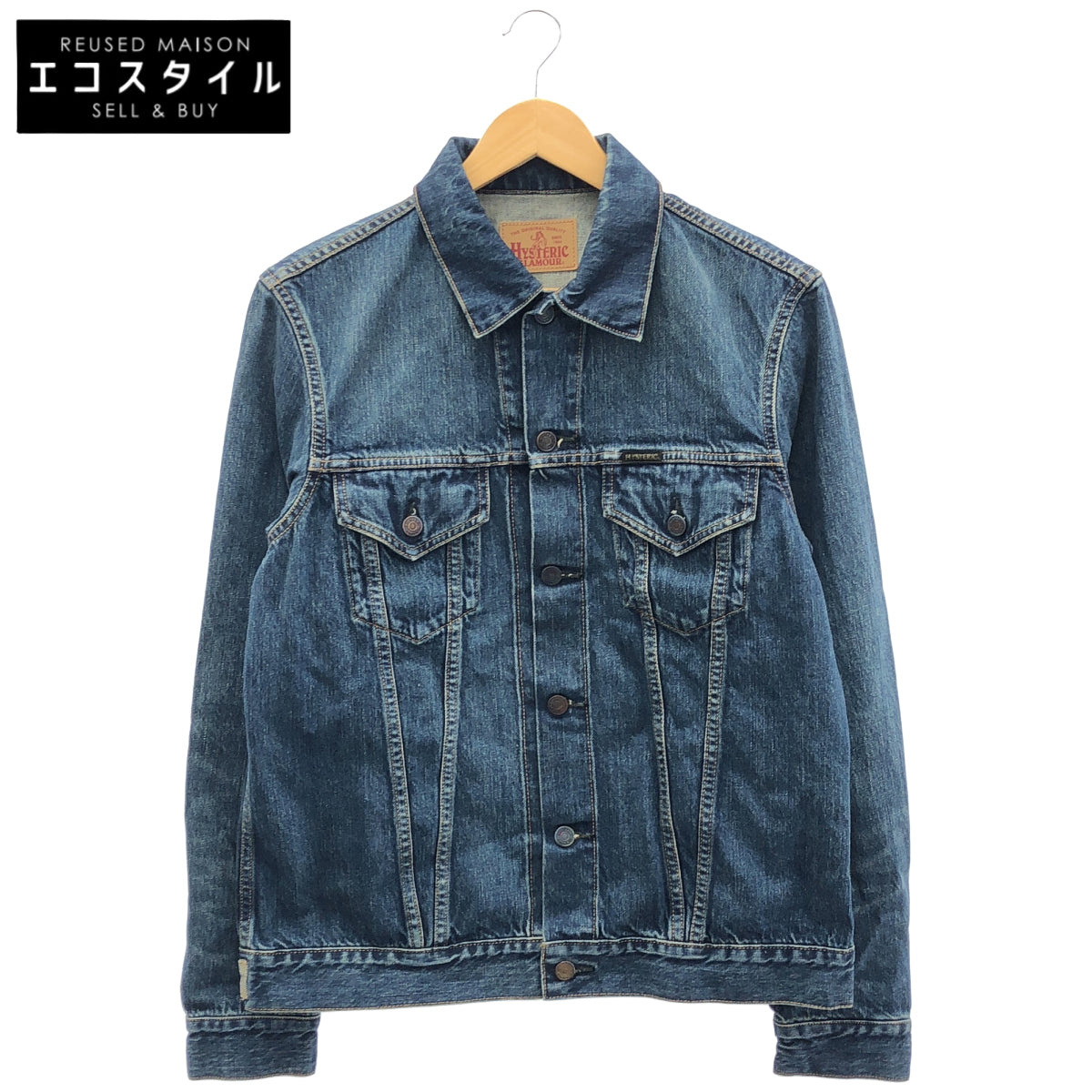 HYSTERIC GLAMOUR ヒステリックグラマー インディゴ 0263AB13 3rd デニムジャケット トップス