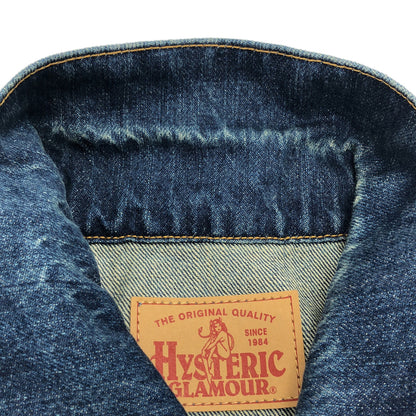 HYSTERIC GLAMOUR ヒステリックグラマー インディゴ 0263AB13 3rd デニムジャケット トップス