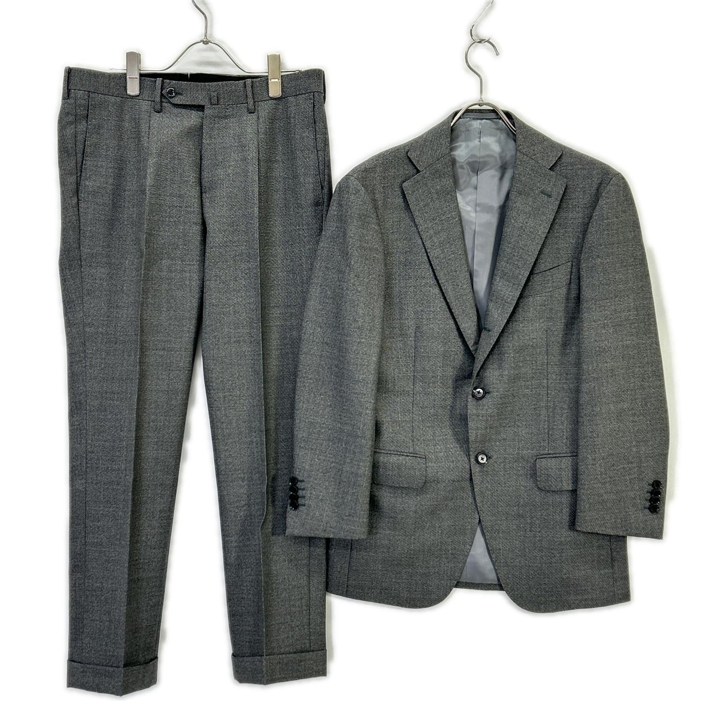RING JACKET リングヂャケット RN028F11B グレー ウール 総裏 スーツ スーツ セットアップ