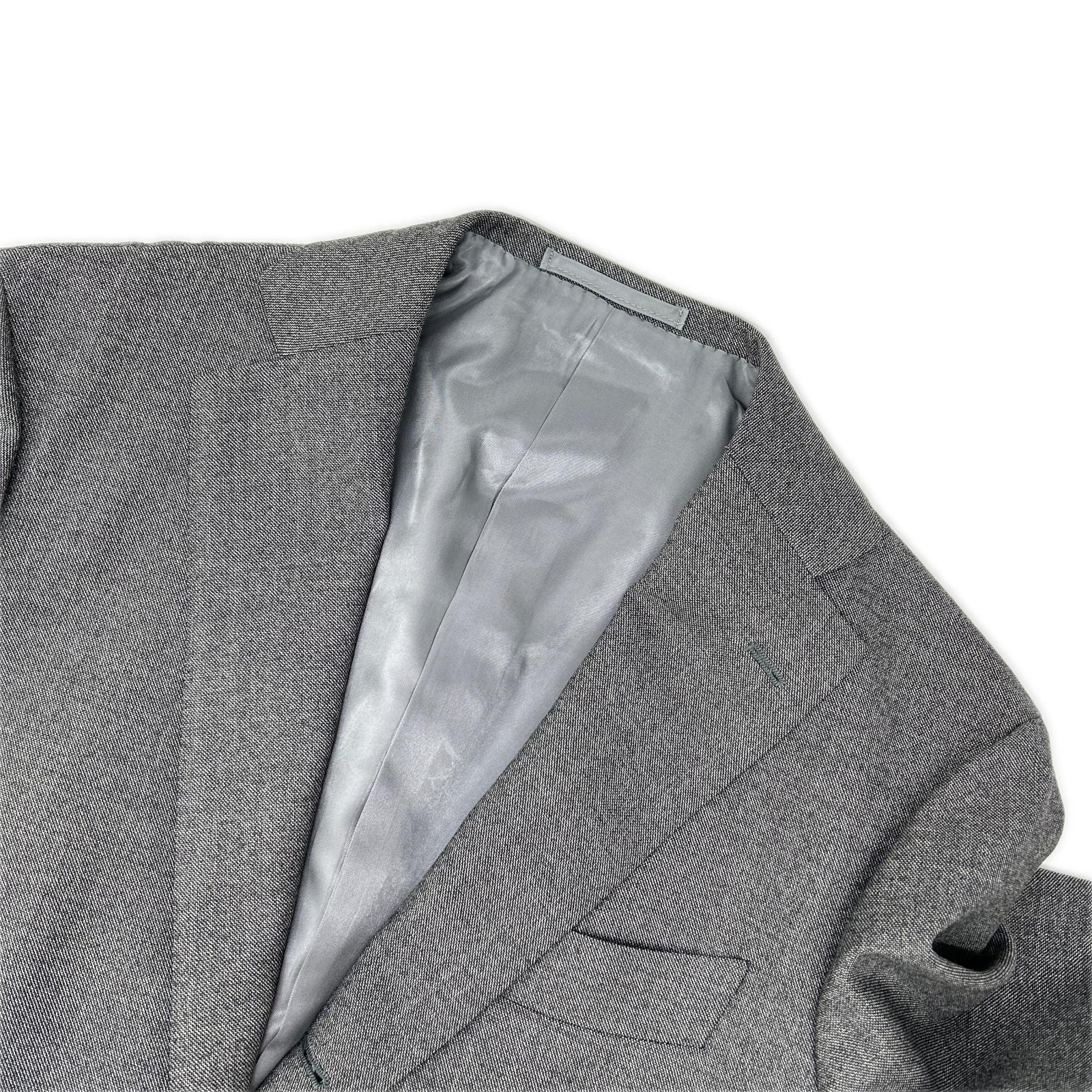 RING JACKET リングヂャケット RN028F11B グレー ウール 総裏 スーツ スーツ セットアップ