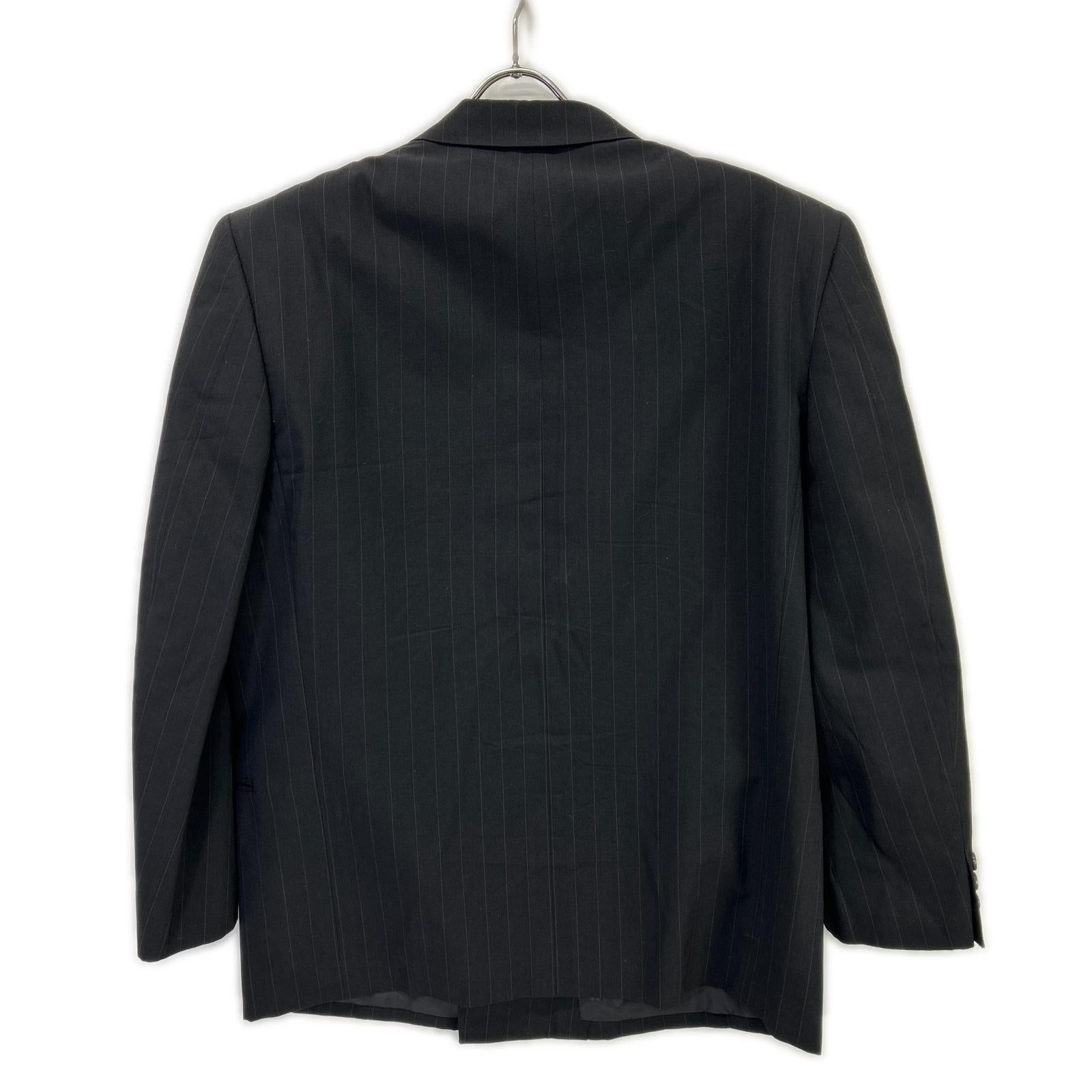 COMMEdesGARCONS HOMME DEUX コムデギャルソンオムドゥ AD1992 DS-21004 ブラック ウール ストライプ ダブルジャケット ジャケット