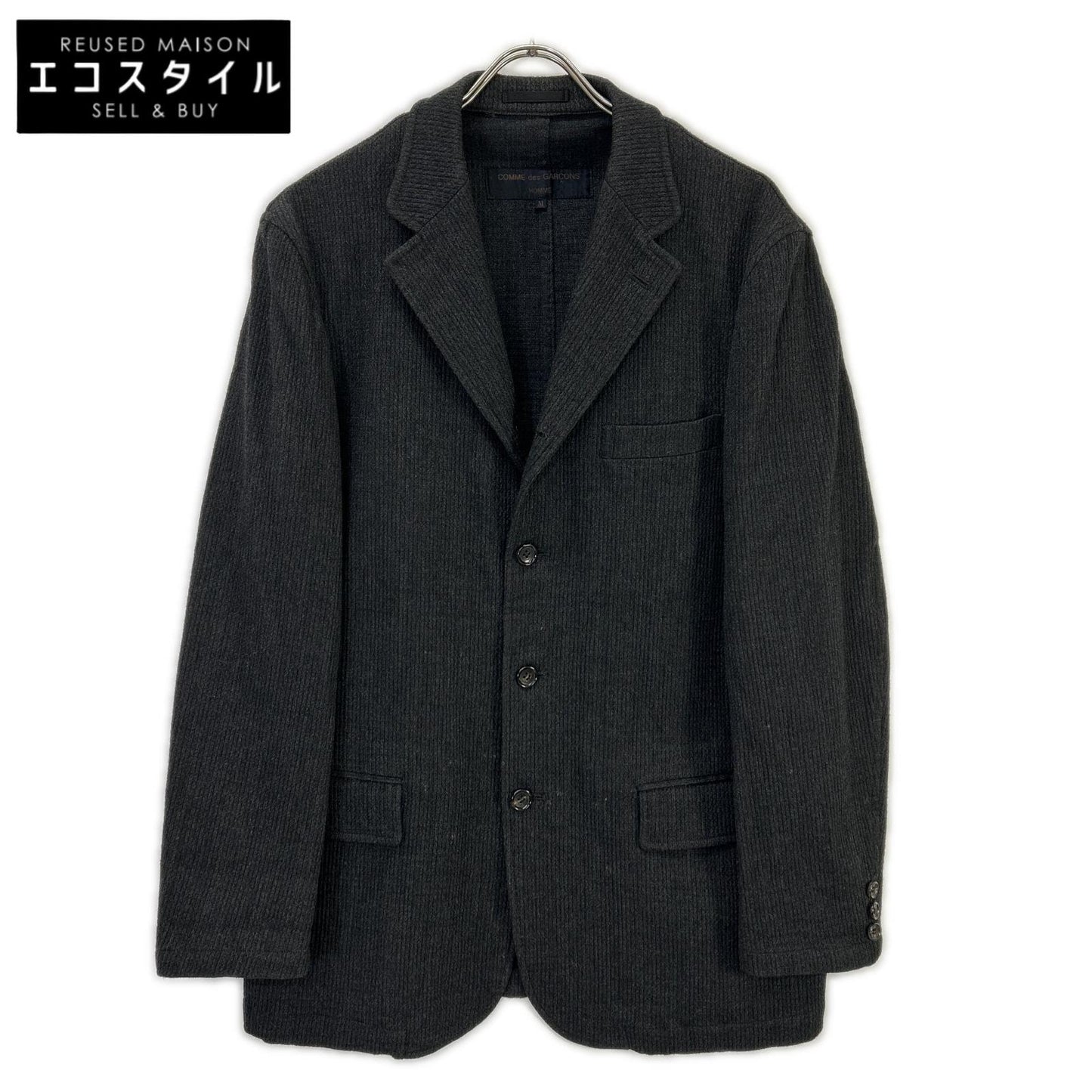 COMMEdesGARCONS HOMME コムデギャルソンオム AD2000 HJ-04006M ダークグレー 田中オム ジャケット ジャケット