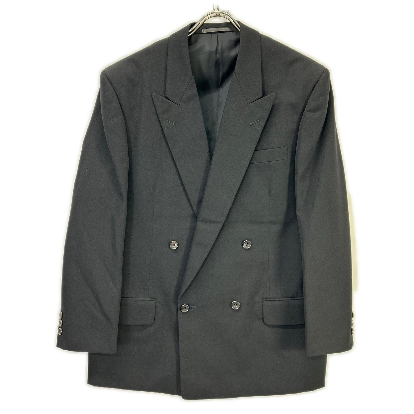 COMMEdesGARCONS HOMME DEUX コムデギャルソンオムドゥ AD1995 DJー54001S ブラック ウール ダブルジャケット スーツ スーツ セットアップ