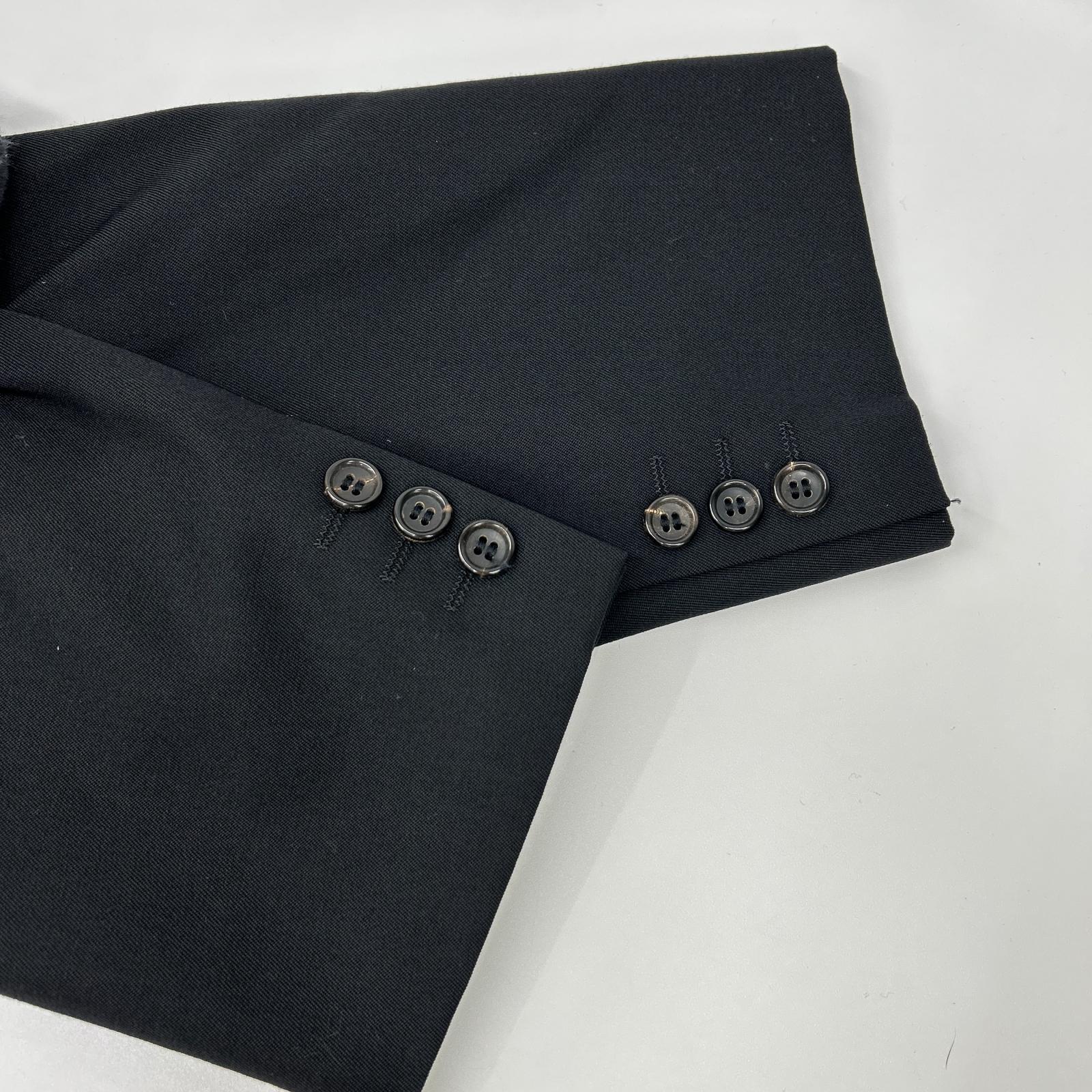 COMMEdesGARCONS HOMME DEUX コムデギャルソンオムドゥ AD1995 DJー54001S ブラック ウール ダブルジャケット スーツ スーツ セットアップ