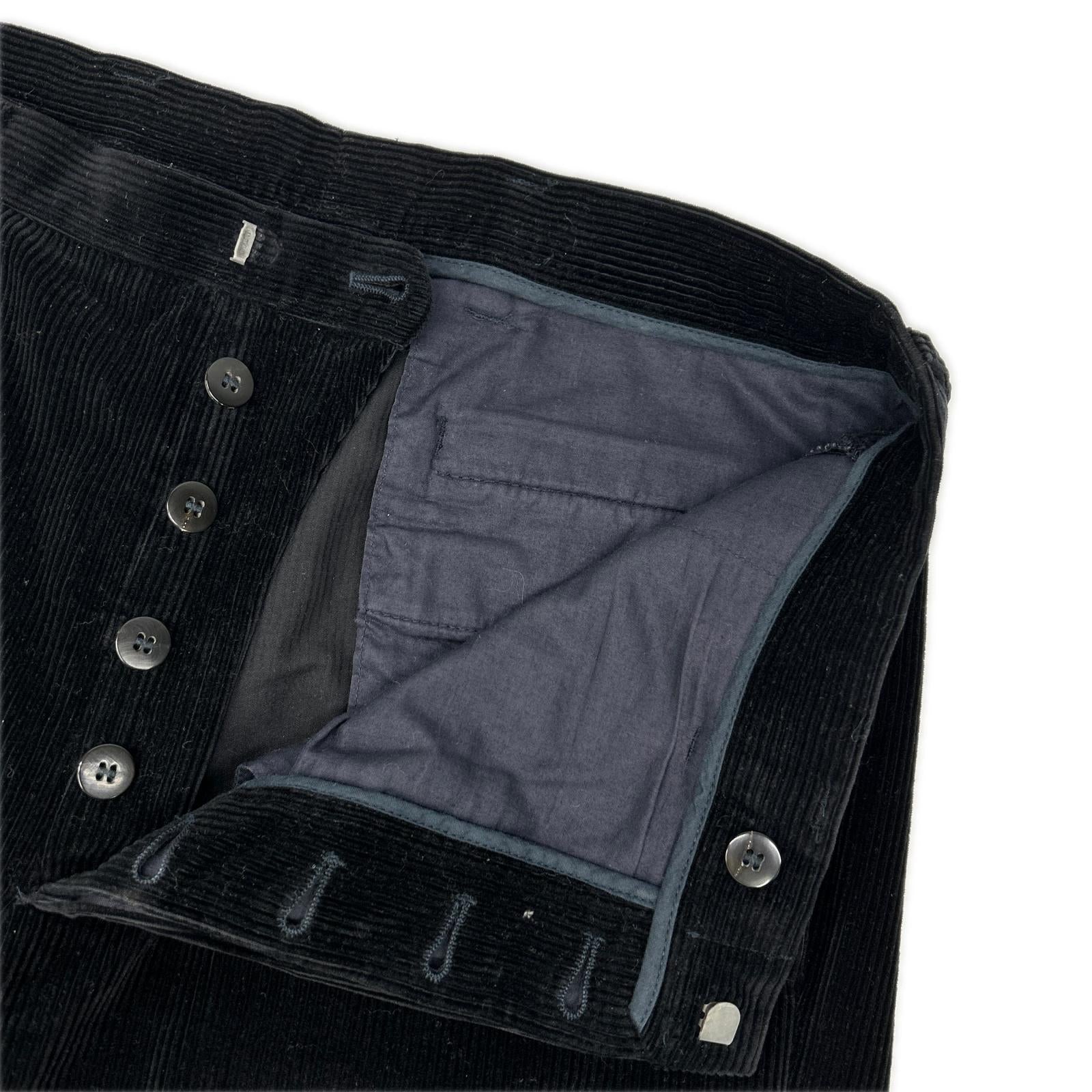 JILSANDER ジルサンダー 157301 ブラック コーデュロイ テーラーメイド スーツ スーツ セットアップ
