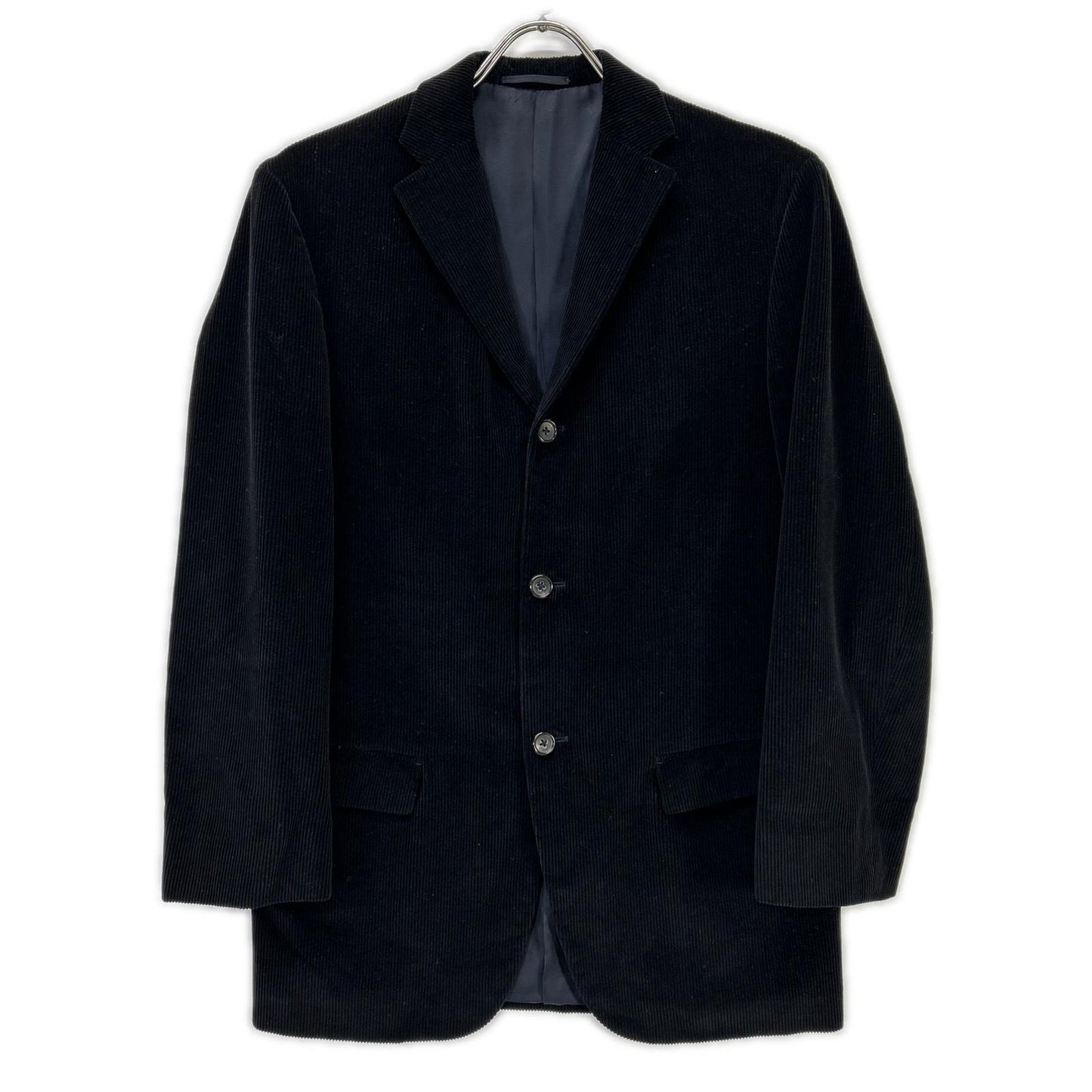 JILSANDER ジルサンダー 157301 ブラック コーデュロイ テーラーメイド スーツ スーツ セットアップ