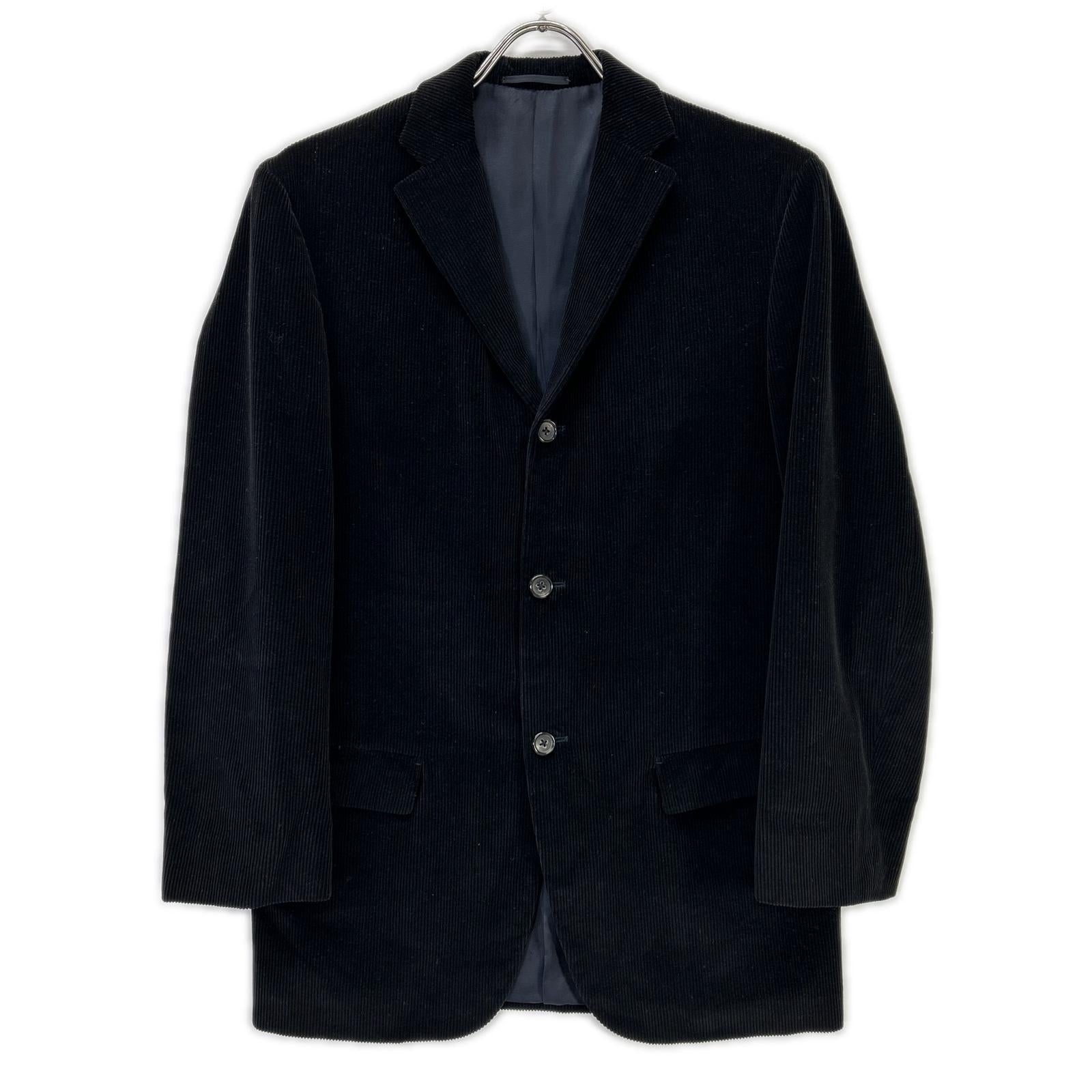 JILSANDER ジルサンダー 157301 ブラック コーデュロイ テーラーメイド スーツ スーツ セットアップ