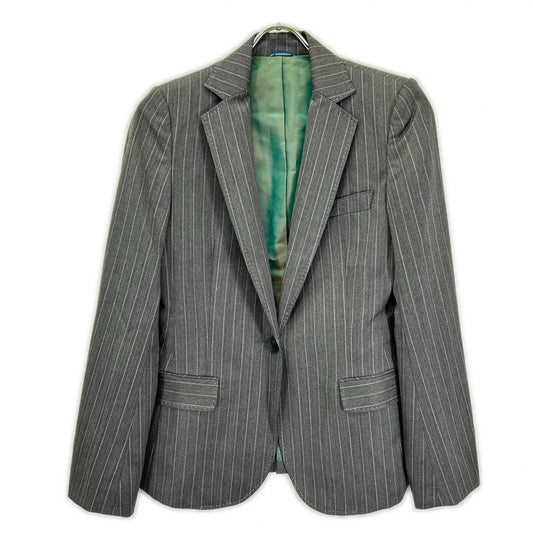 Akiko Ogawa Akiko Ogawa 133-10013 Gray striped pantsuit suit set-up