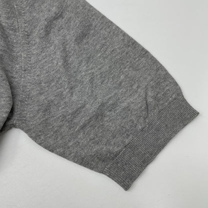 JOHN SMEDLEY ジョンスメドレー ライトグレー コットン 半袖ニットポロシャツ トップス