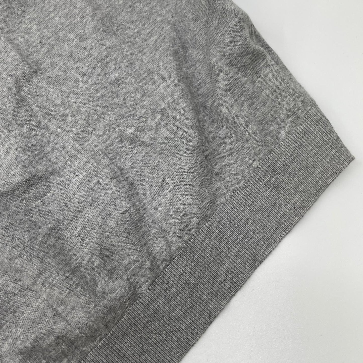 JOHN SMEDLEY ジョンスメドレー ライトグレー コットン 半袖ニットポロシャツ トップス